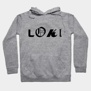 minimalist marvel loki Hoodie